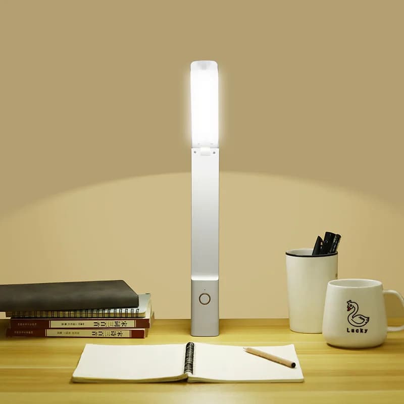 Lampe de bureau Led pliable tactile réglable pour maison intelligente chambre veilleuse étudiant lec