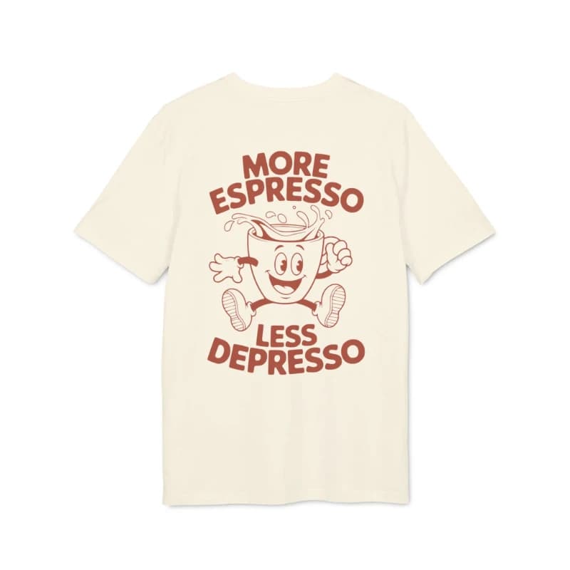 Citations intéressantes de chemises pour passionnés de café, manches courtes d'été en pur coton pour