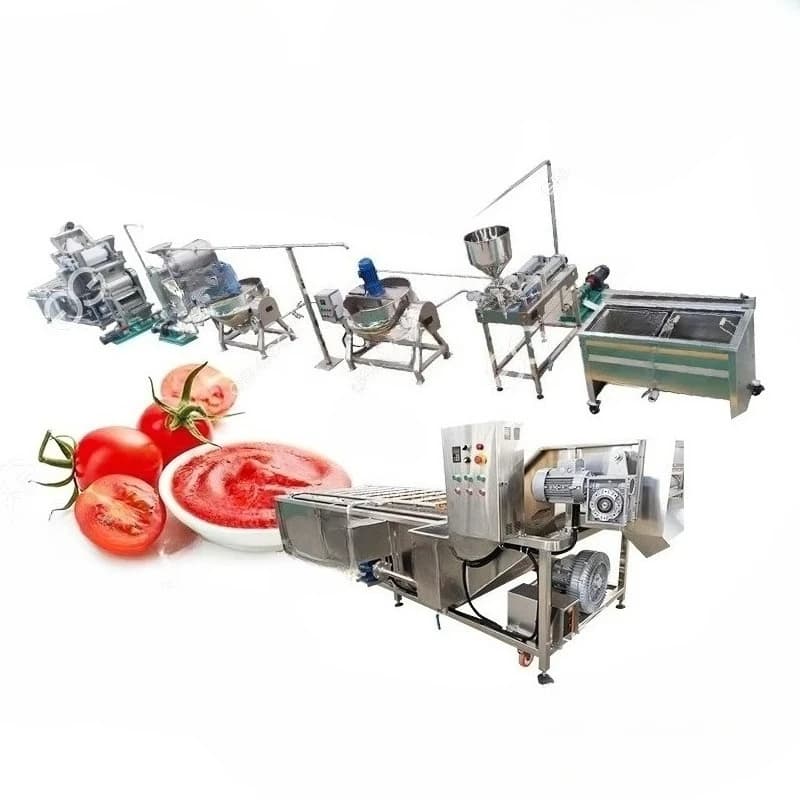 Pâte de tomate domestique d'une tonne faisant la ligne de production de machine Machine de traitemen