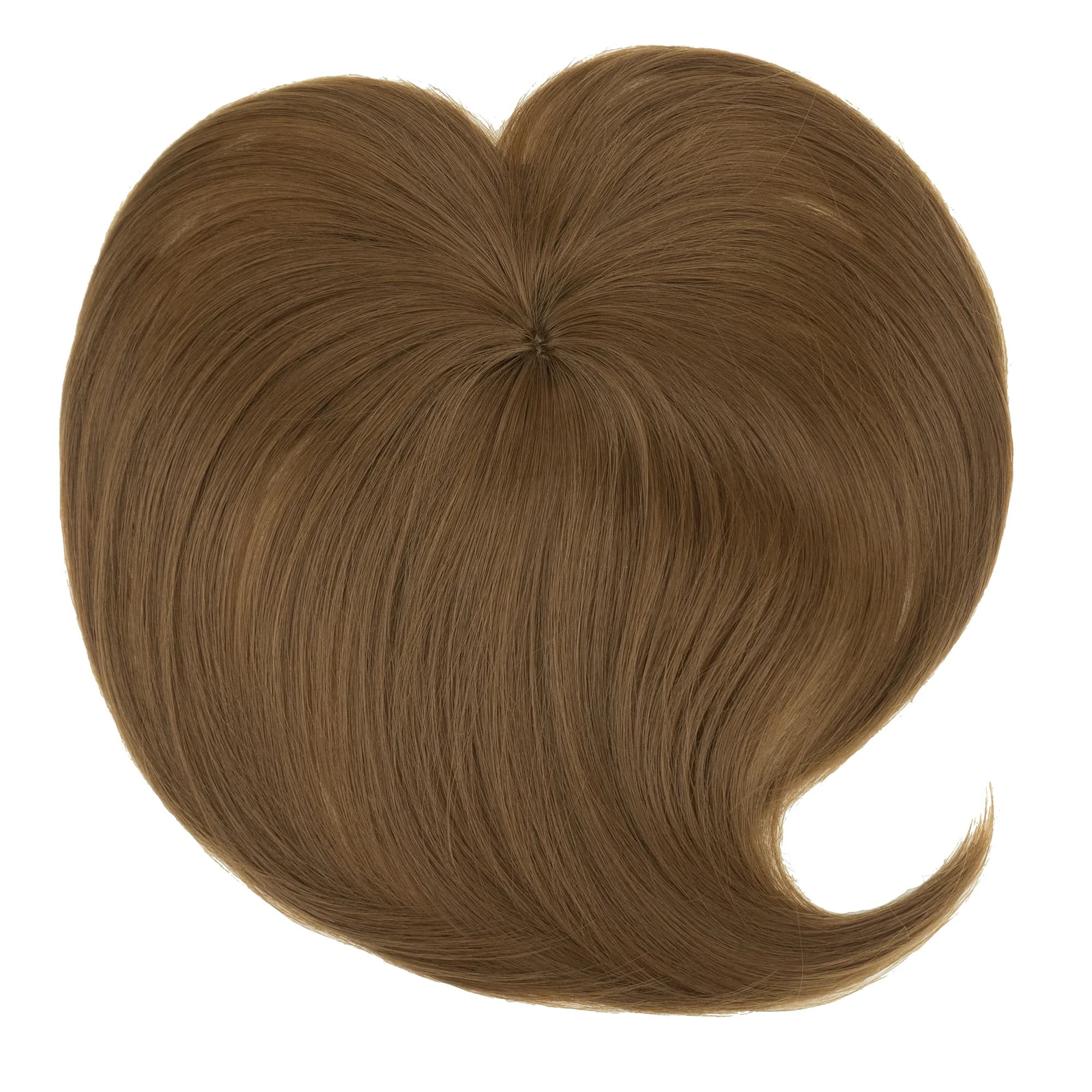 Soowee cheveux synthétiques Topper avec frange Invisible 3D cheveux toupet postiches fermetures de c