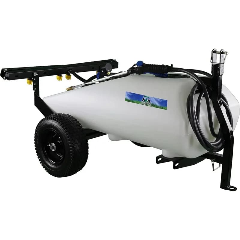 home. Pulvérisateur de diffusion de remorque Deluxe de 24 gallons - Swath de 7 pieds, 2,2 GPM, 70 PS