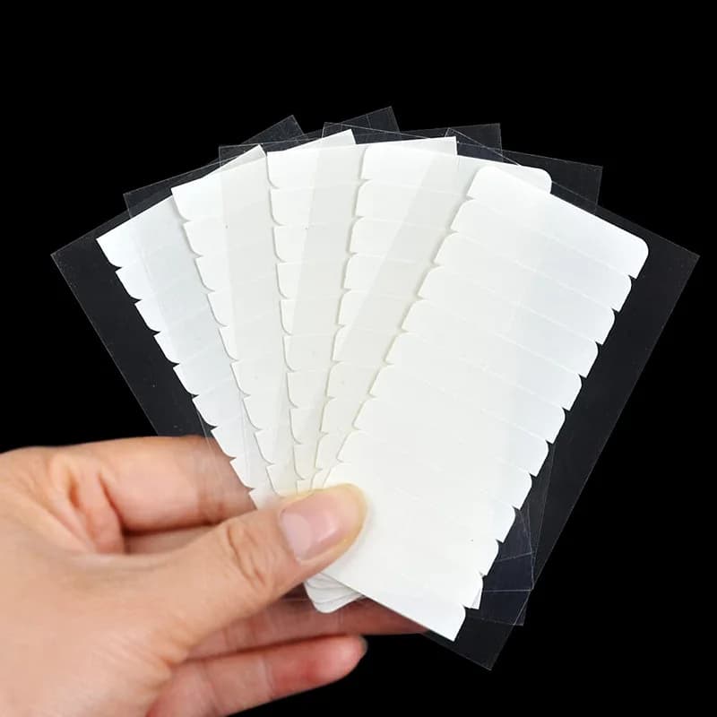 120 onglets/lots 10 feuilles 0.8 cm * 4 cm ruban adhésif blanc sans brillance ruban étanche pour ext