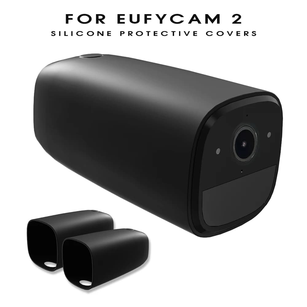 Housses de Protection en Silicone pour eufyCam 2, housse de Protection anti-rayures pour caméra de s