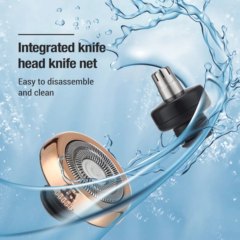 Mini rasoir électrique lavable de voyage, Capsule de chargement de Type c, coupe des poils du nez, f