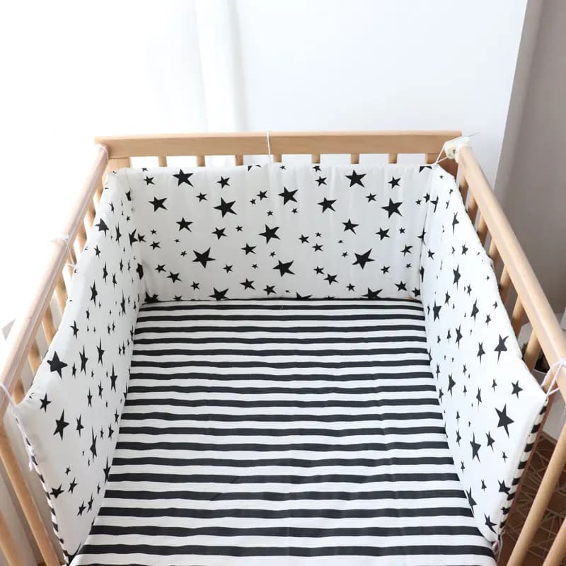 Pare-chocs de lit de bébé dans le berceau, Protection de lit épaisse et douce, protecteur de berceau
