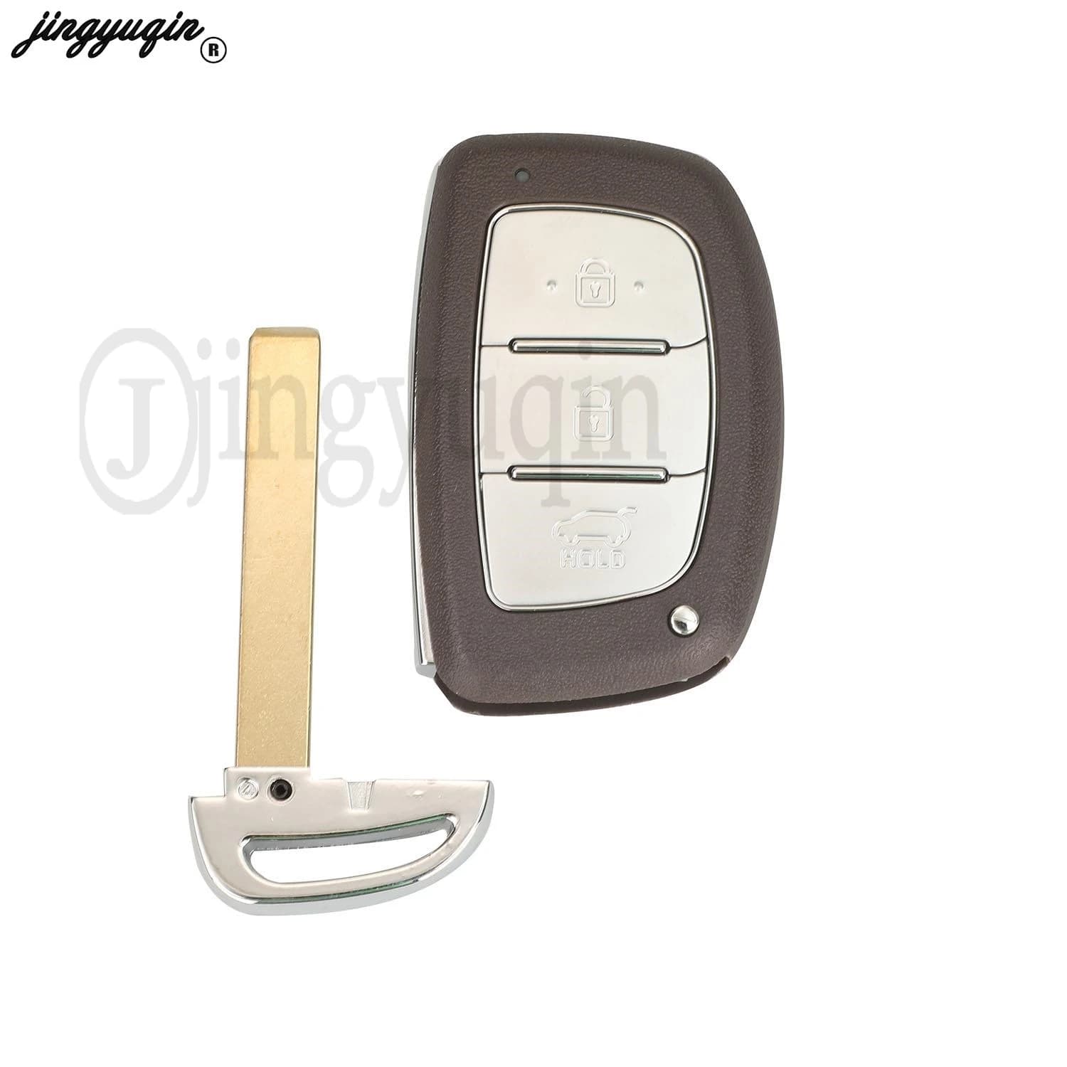 Jingyuqin – clé télécommande à 3 boutons, 433MHz, transpondeur ID47, pour voiture Hyundai Ioniq (201