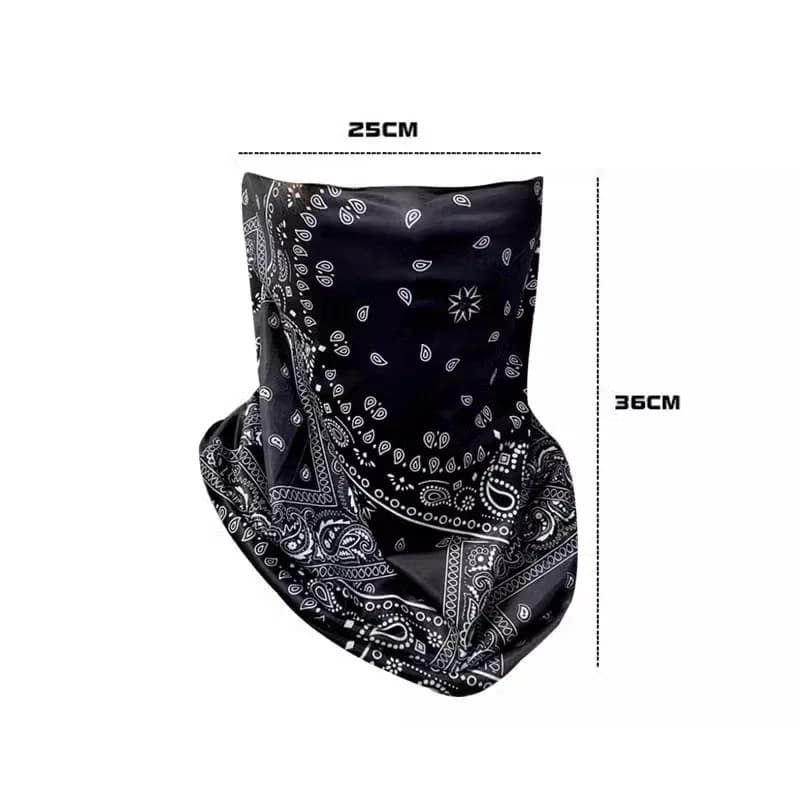 Masque de protection solaire Punk pour hommes et femmes, écharpe d'oreille, visage, cou, protection 