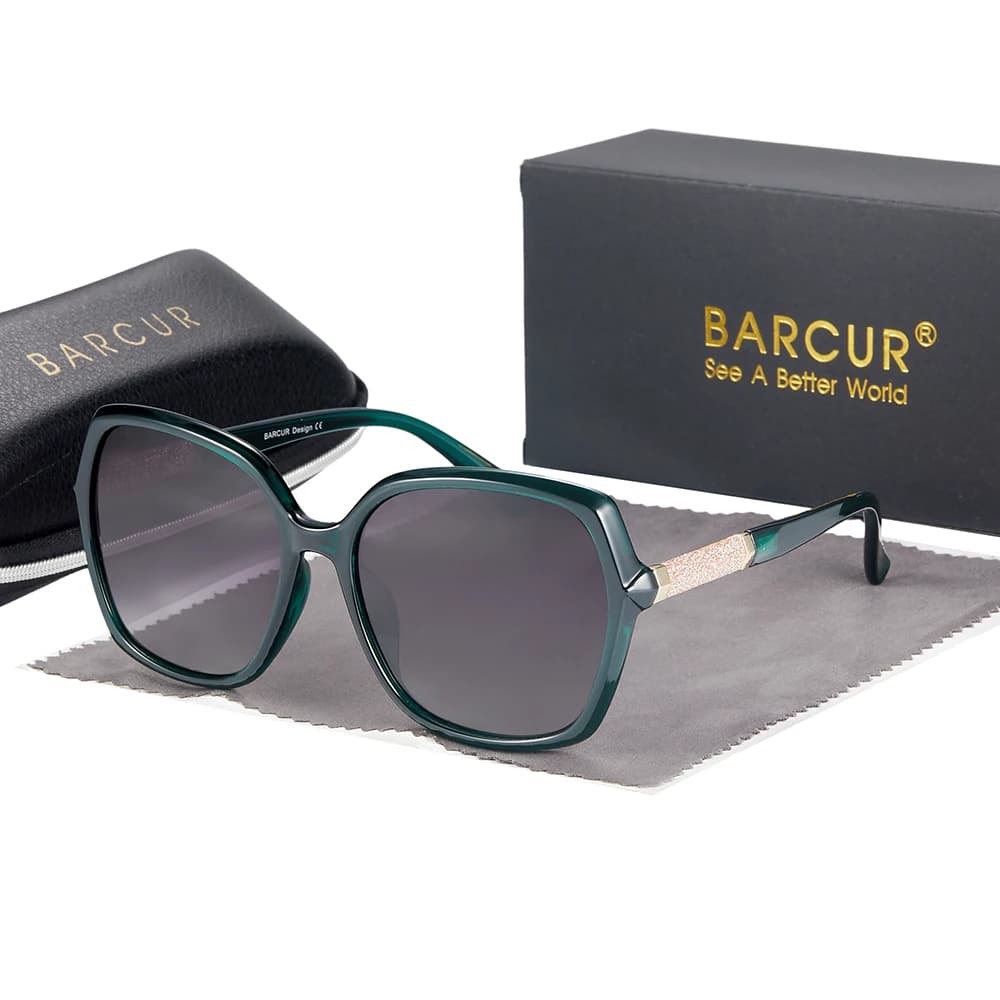 BARCUR Design lunettes de soleil polarisées femmes UV400 dame mode dégradé lunettes de soleil pour l