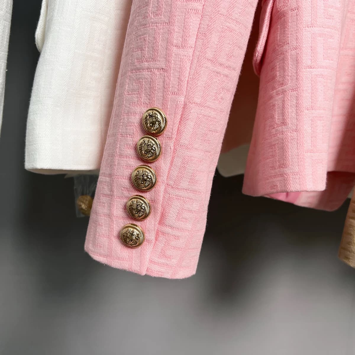 S-5xl Spring Autumn New Product Black White Pink Khaki High-quality Fabric Slimming Net Red Popular 