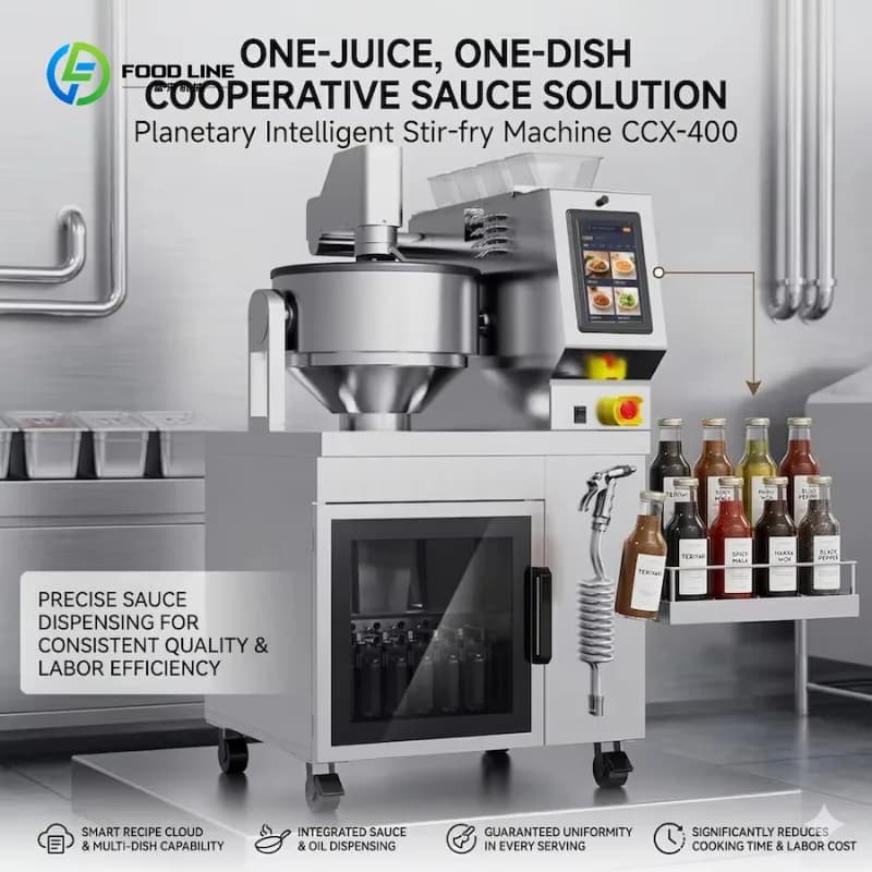 Robot de cuisine intelligent multifonctionnel personnalisé AI Chef pour restaurant et cuisine domest