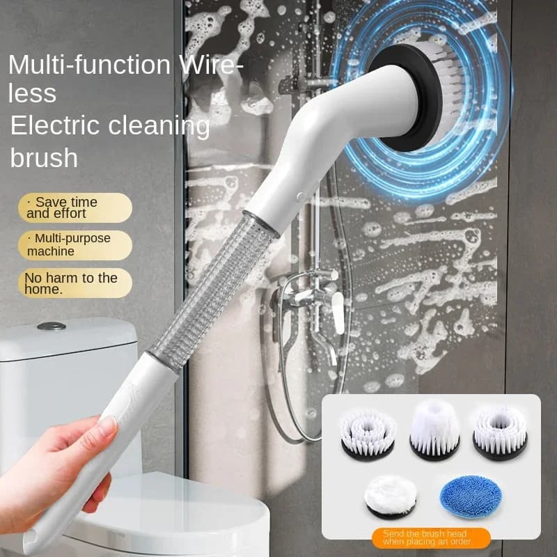 Brosse de nettoyage électrique 5 en 1, nouveau Style, brosse de nettoyage automatique multifonctionn