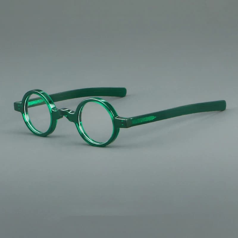 Classique rétro circulaire acétate lunettes cadre femme lecture myopie lunettes Vintage homme optiqu