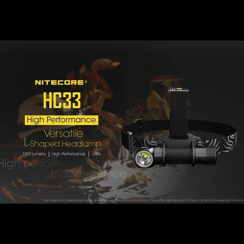 NITECORE-Lampe de sauna en forme de L, haute performance, XGardens, 35 HD, LED, 1800lumens, marche n