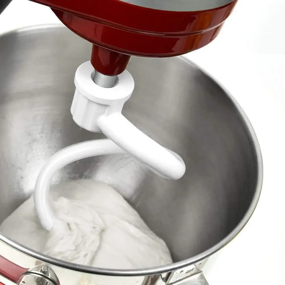Mélangeur sur socle antiadhésif à crochet à pâte en aluminium enduit de spirale pour Kitchenaid 5K7D