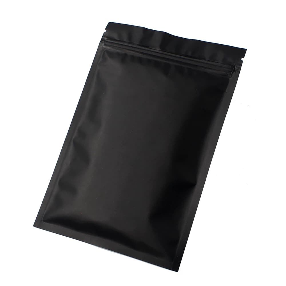 Sac refermable à fermeture éclair pour poudre d'herbes de café, pochettes plates anti-odeur, petits 