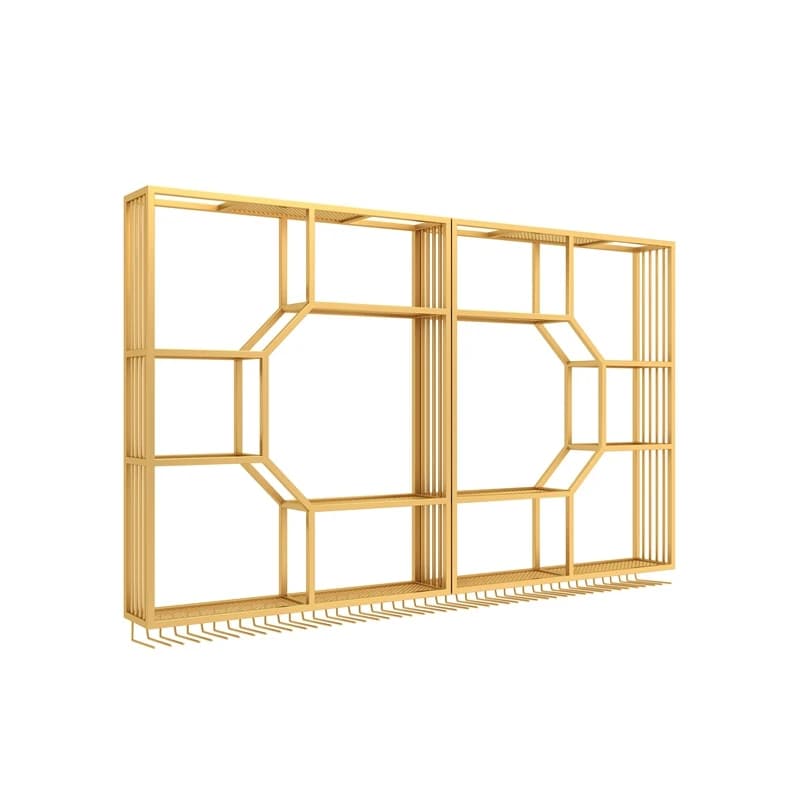 Meuble mural de cantine ou de bar français, armoire de salon, vitrine en verre de réfrigérateur V37d