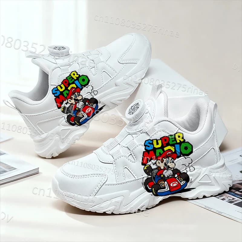 Chaussures pour enfants Mario 2026, best-seller, en cuir véritable, confortables, tendance, respiran