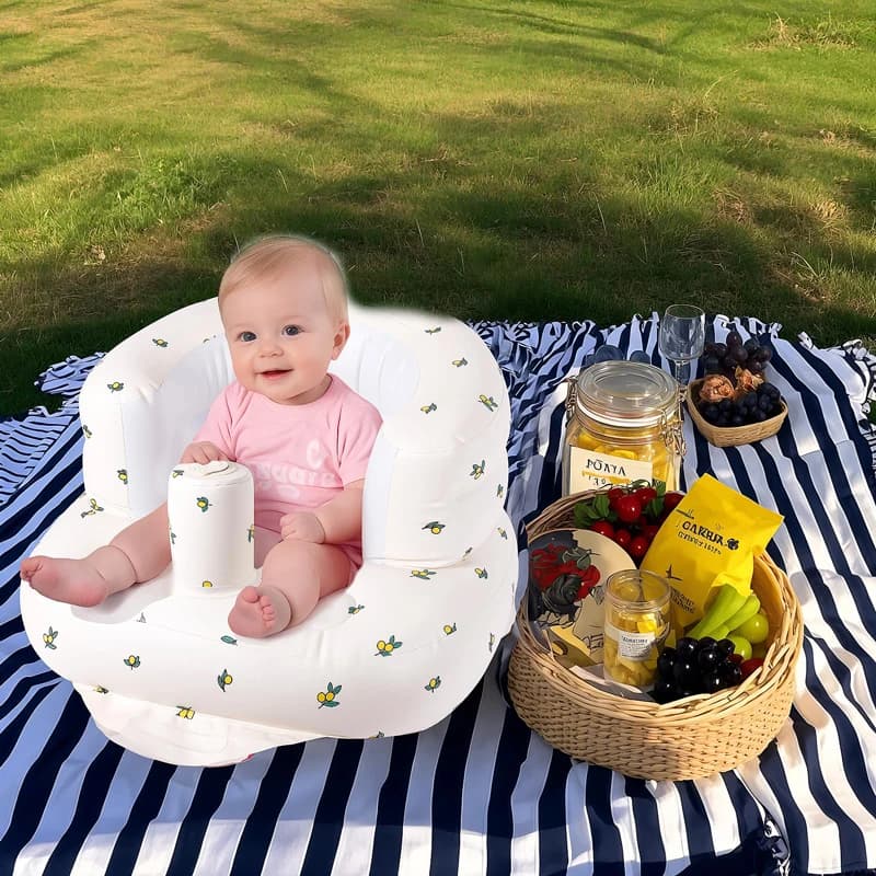 Canapé gonflable pour enfants, gonflable avec pompe à Air intégrée, canapé gonflable pour bébés de 3
