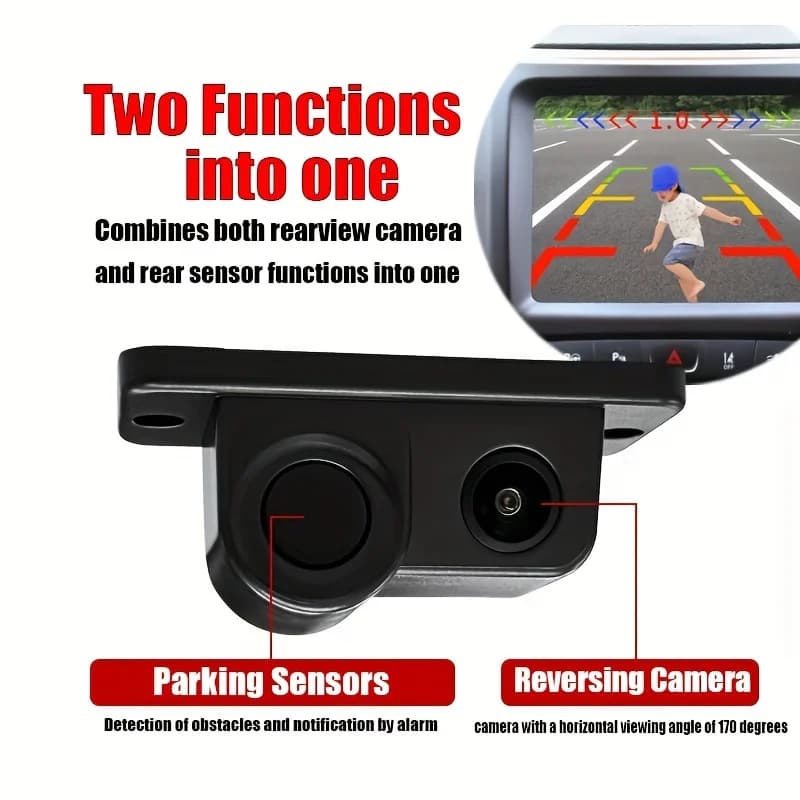 Système de caméra embarquée doté de BSD/ADAS, d'un avertisseur sonore et d'un angle de vue de 170° °