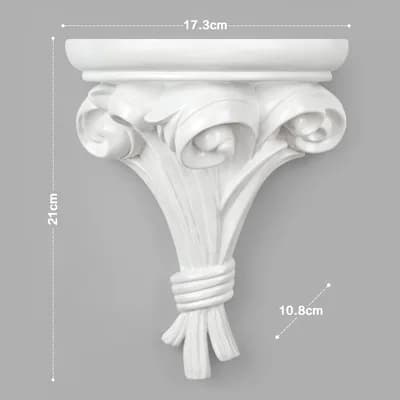 Présentoir mural de style européen pour la décoration de la maison, étagère de fond créative, rangem