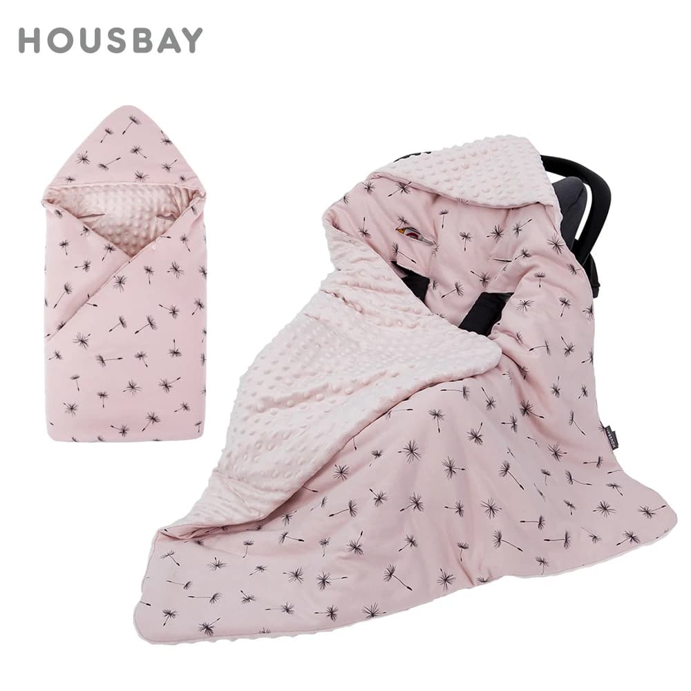 Couverture pour nouveau-né avec capuche, coupe-vent, Go à l'extérieur, chaude et Portable, panier, s