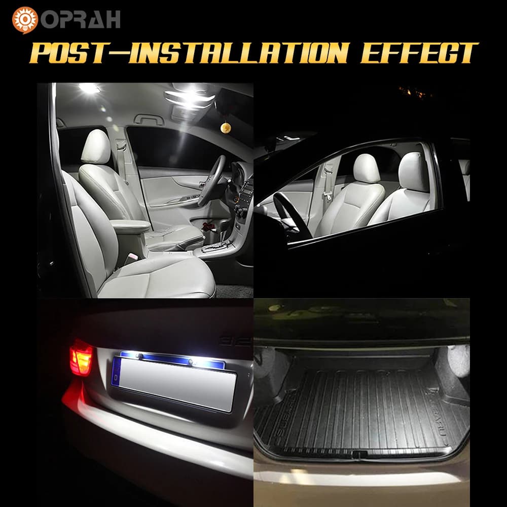 Lampe LED Canbus C10W C5W pour voiture, haute puissance, sans erreur, ampoule de lecture pour intéri