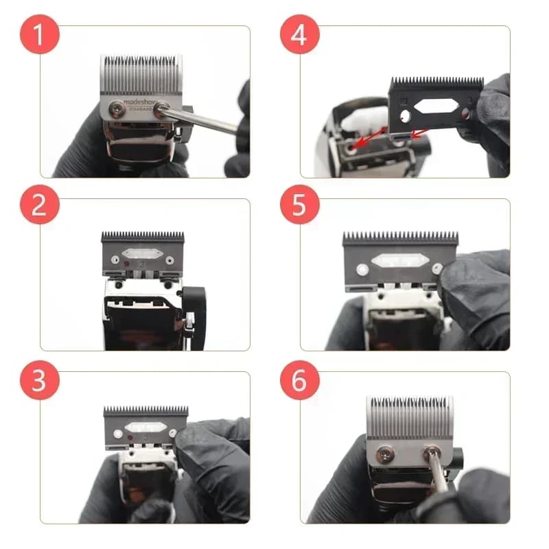 Lames en céramique mobiles de remplacement pour MADESHOW M10 M5f KM2296, tondeuse professionnelle, M