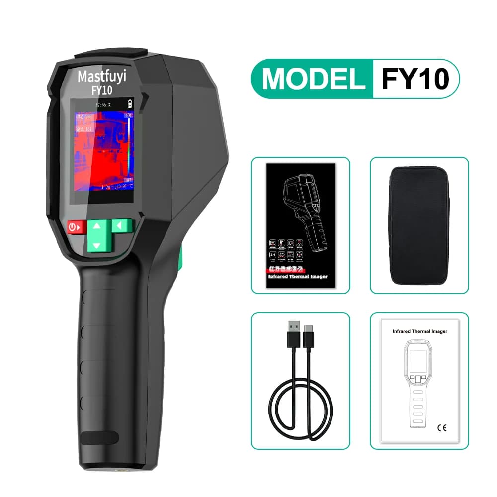 Imageur thermique portatif rechargeable de caméra d'imagerie thermique MASTFUYI -20 ℃ ~550 ℃   Imper