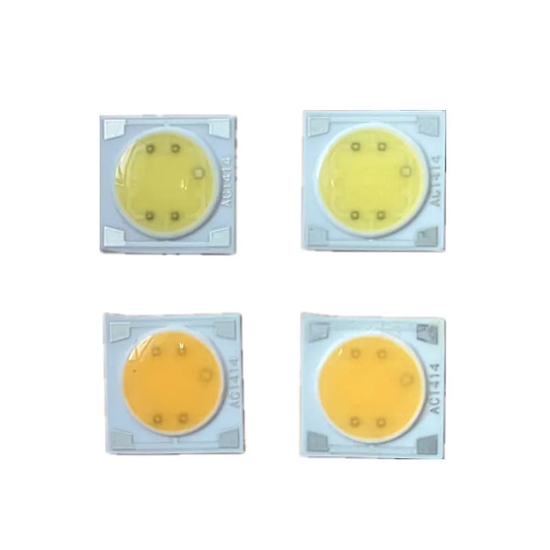 Perles lumineuses LED COB avec support en céramique, puce IC intelligente pour budgétaire extérieur,