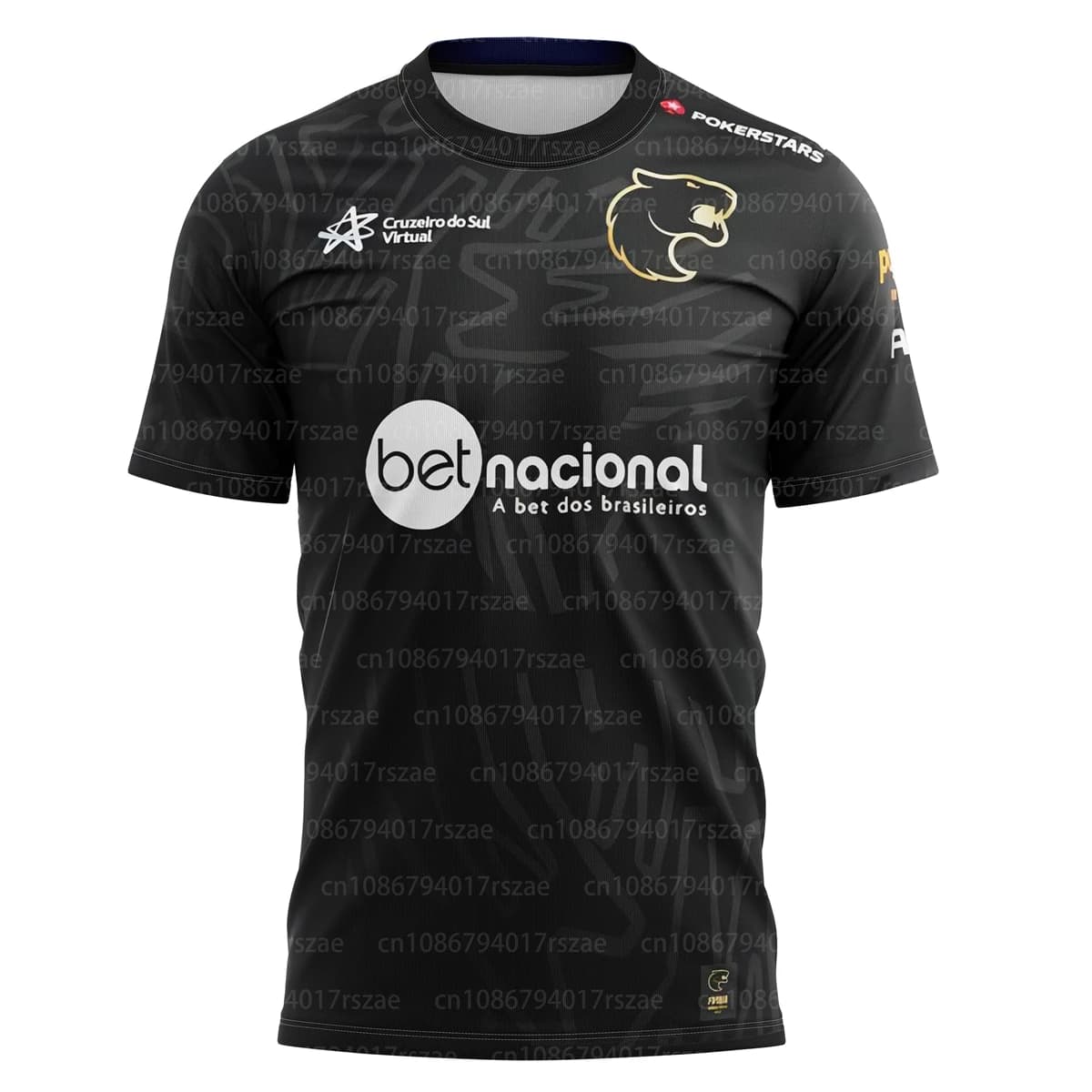 Future Is Black FURIA – uniforme de l'équipe, vêtements pour hommes, T-shirt de sport de saison 24 p
