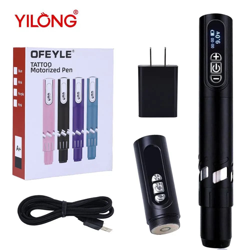 OFEYLE-Machine à tatouer sans fil, stylo de maquillage, batterie pour touristes, stylo de tatouage l