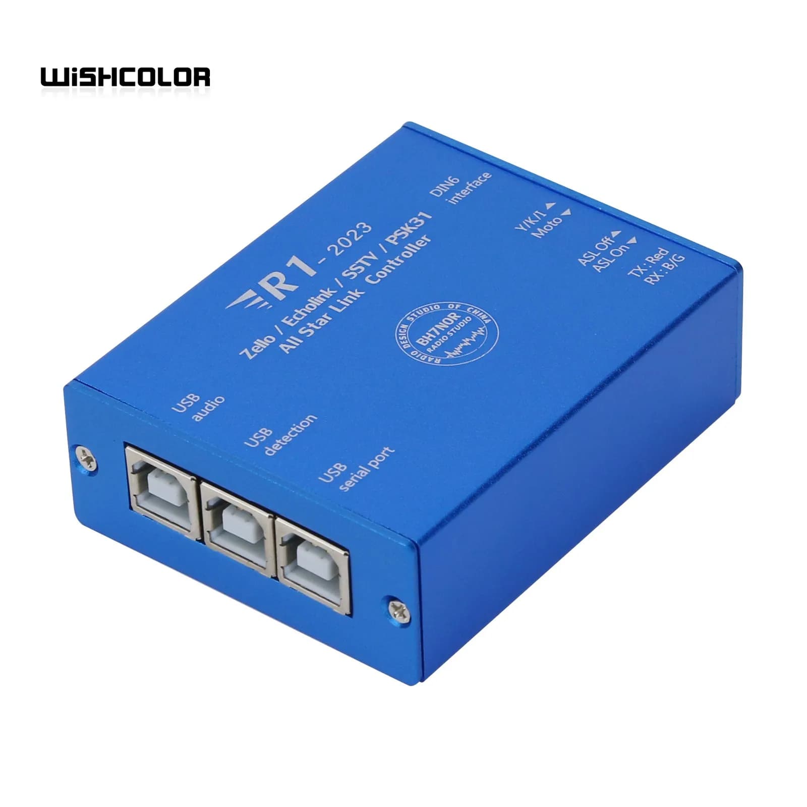 Wishcolor R1 Kit une Interface Audio USB R1-2023 avec câble à 6 broches Version carte son USB pour E