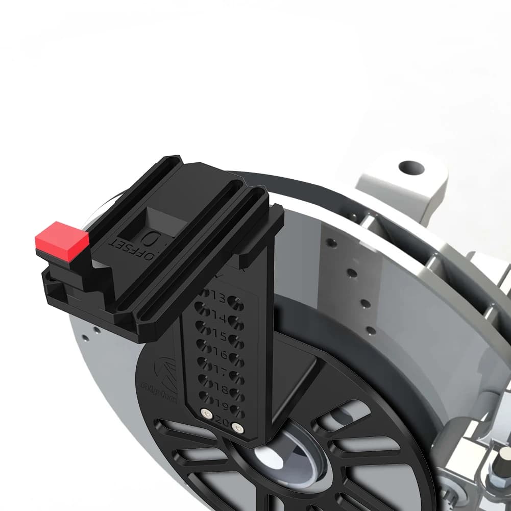 Outil universel de mesure de roue de véhicule, jauge de mesure de décalage de voiture, outil de moye