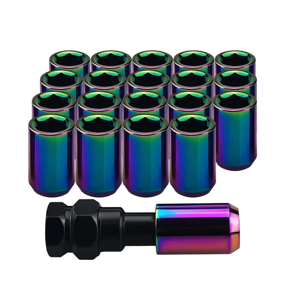 Roue arc-en-ciel universelle en acier inoxydable pour voiture de course, 32mm, LDPKg, 20 pièces, kg,