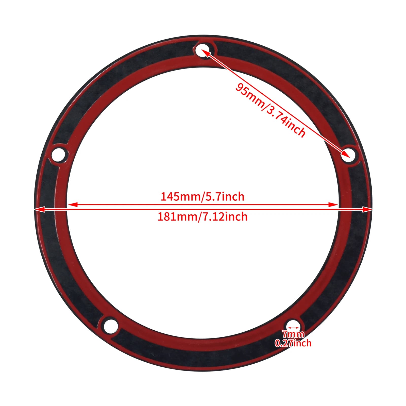 Anneau de joint de couvercle Derby pour moto, double came pour Harley Softail Touring Dyna Road Stre