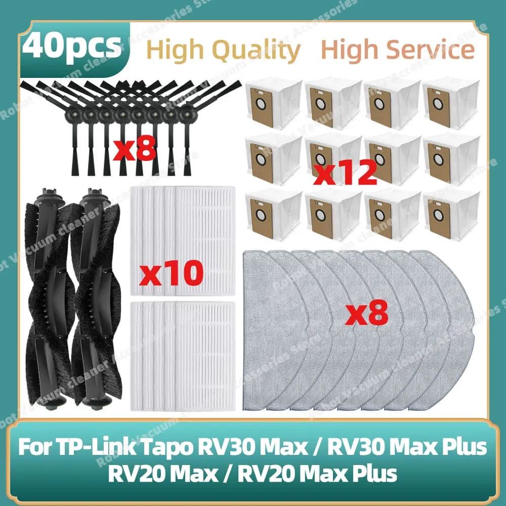Compatible avec (TP-Link Tapo RV30 Max Plus / RV20 Max Plus / Lubluelu L15 Max / Lubluelu B40 Plus) 