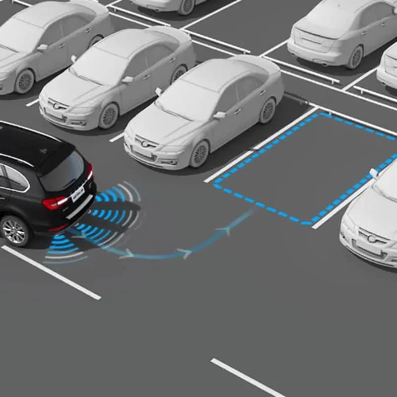 Capteurs de stationnement de 16.5mm, plan Radar de secours, 4 aides inversées Parktronic pour pare-c