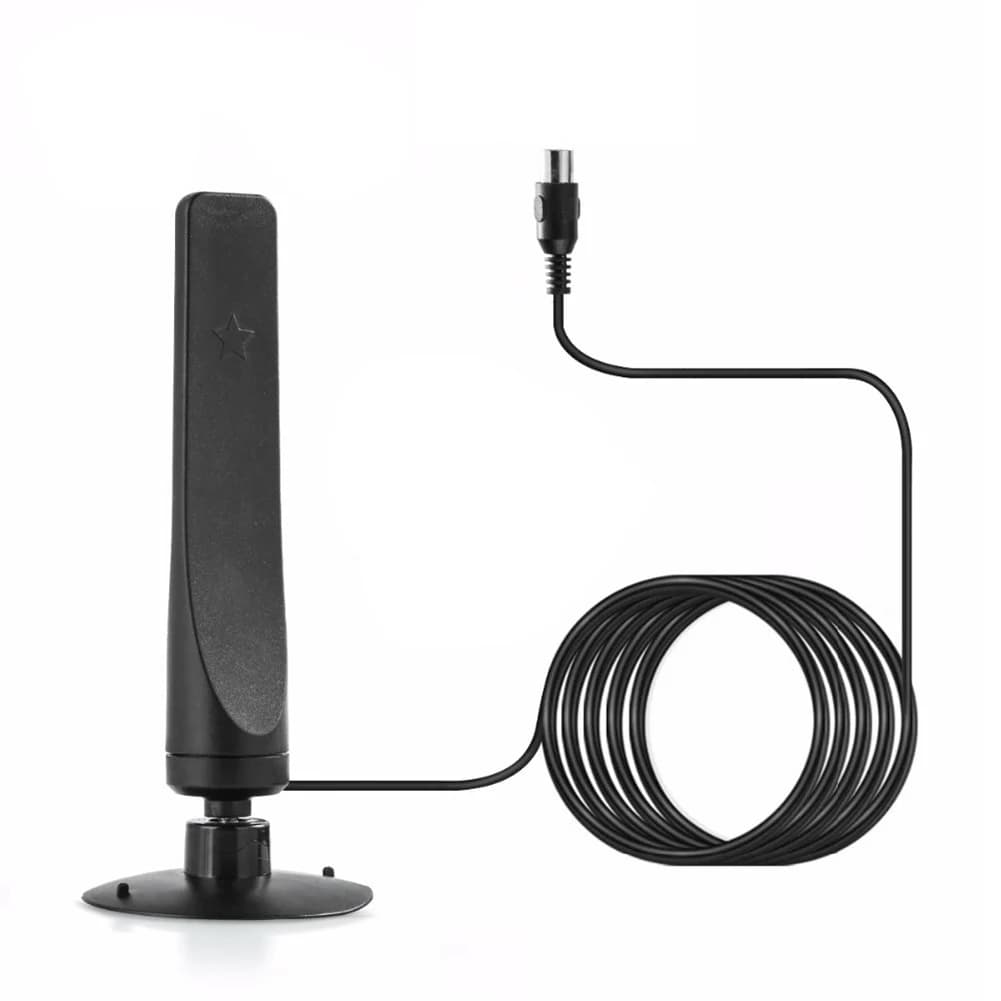 Antenne de télévision numérique HD 4K/1080P avec amplificateur de Signal, antenne intérieure et exté