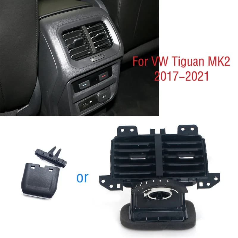 Pour VW Tiguan MK2 2017 2018 2019 2020 2021 voiture arrière A/C climatiseur sortie climatisation éve