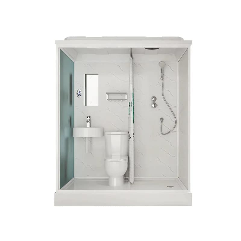 Bain intégré intégré en acrylique, salle de douche, séparation sèche et humide