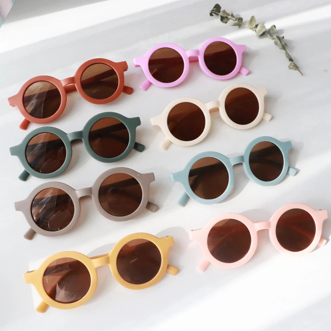 Lunettes de soleil mignonnes pour bébé, lunettes de soleil pour enfants, outil de photographie d'ext