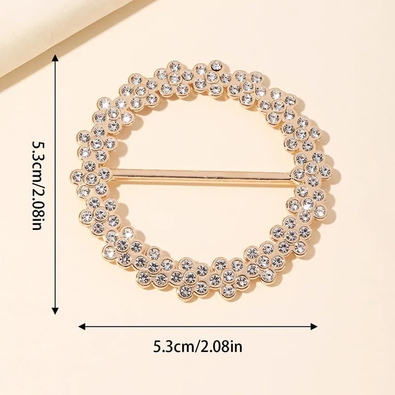Boucle d'écharpe multifonction en alliage haut de gamme, épingle de ceinture en forme japonaise exqu