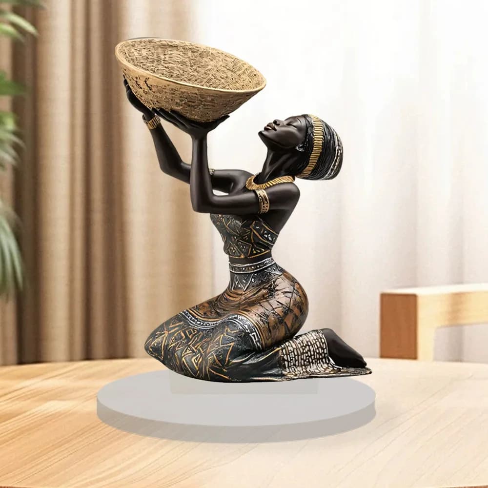 Figurine décorative de table en acrylique 2D plate, femme - Style Art Déco, thème inspirant, usage p