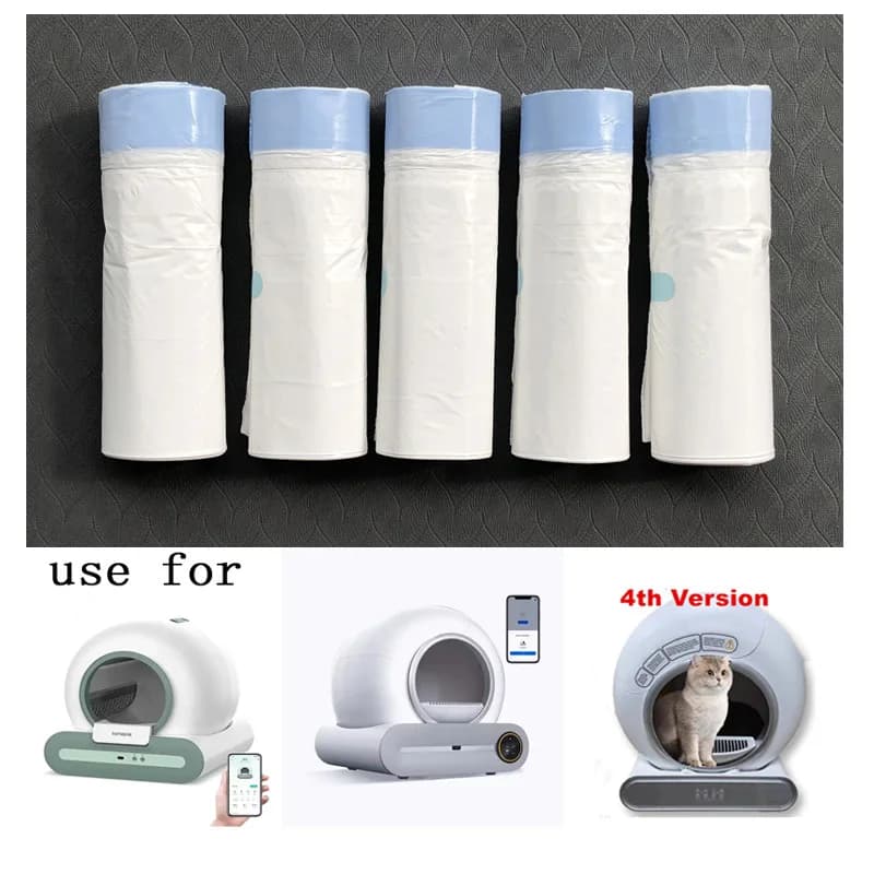 Doublures de boîte à litière automatique pour chat, extra-optique, MeoWant, Catexhaus, Tonepie Toile