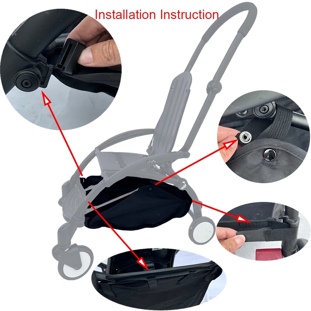 MomTan ®   Panier commercial compatible avec les poussettes YoYo, YoYo2 et YOYO 3 (NON POUR AUTRES S