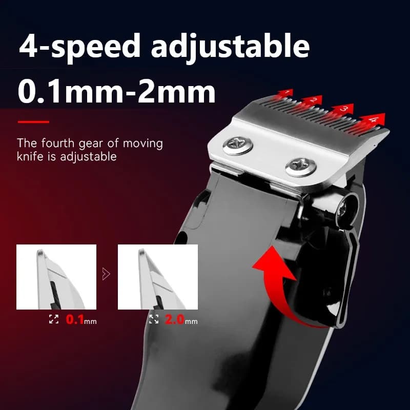 Kemei tondeuse à cheveux professionnelle tondeuse à cheveux Rechargeable pour hommes rasoir Machine 