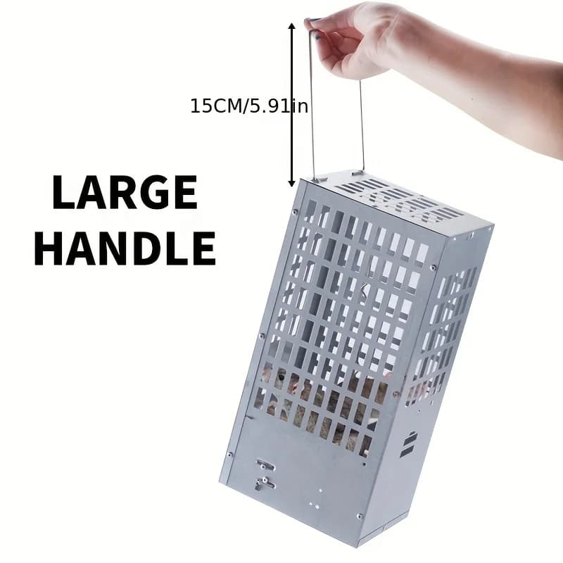 Piège à rongeurs multi-captures - Cage anti-nuisibles - Convient à tous les souris et rats
