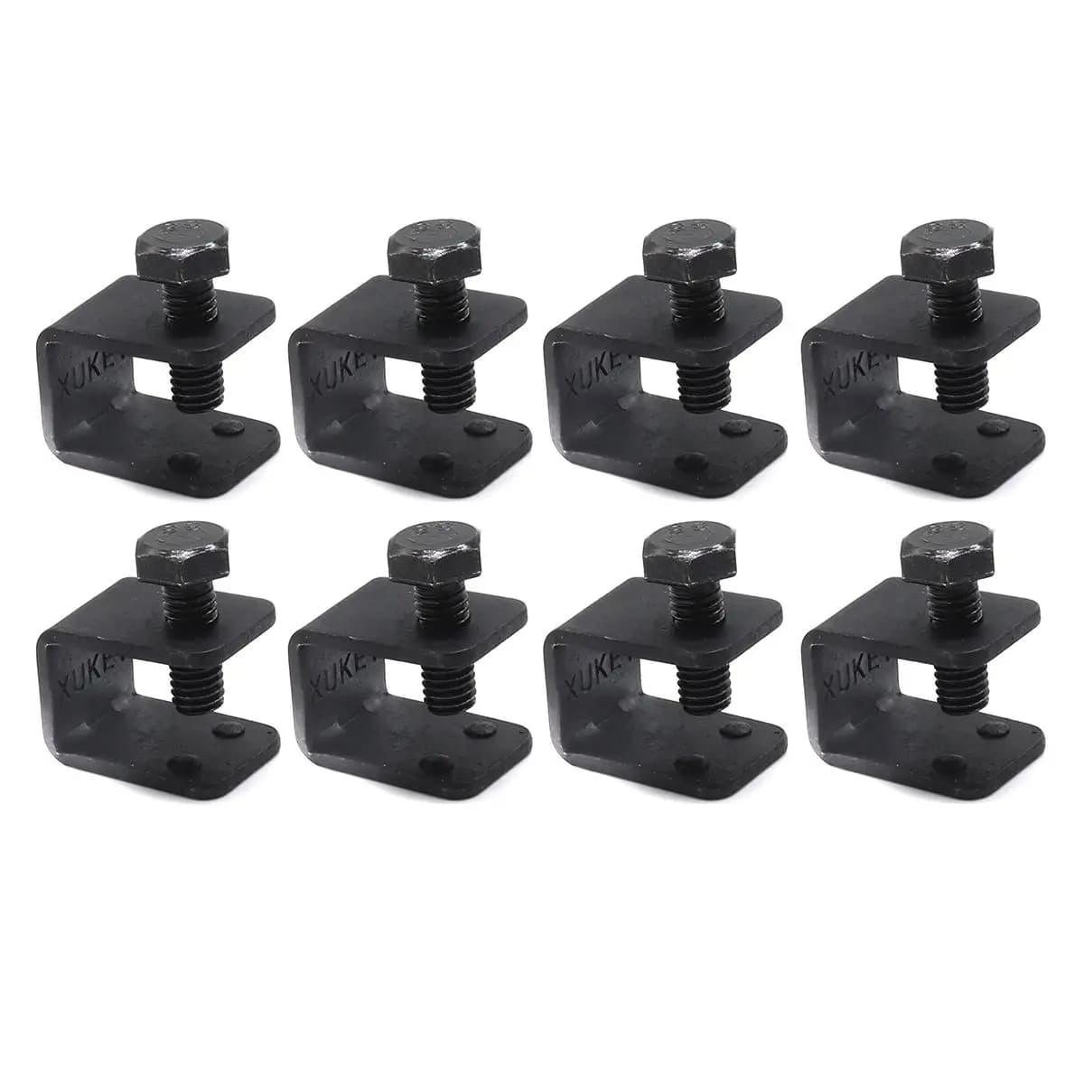 8x garde-boue universel noir C U, pinces à boulon sans perçage, Clips pour voiture AUTO avec bride d