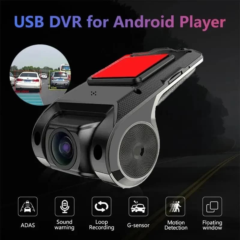 Caméra de tableau de bord DVR de voiture, Full HD 1080P, caméra de tableau de bord pour lecteur DVD 