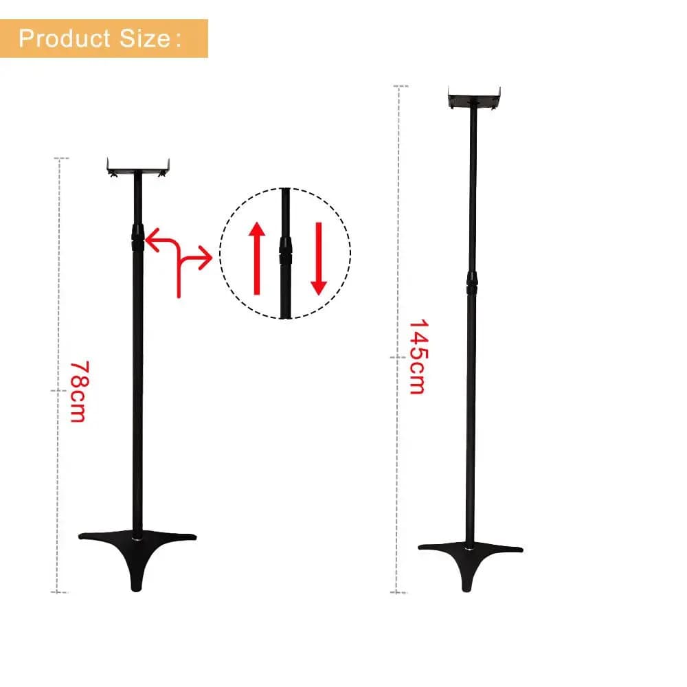 Support de haut-parleur ThundeaL 78-145cm, 2 pièces, pour Samsung Q900A JBL bar, hauteur réglable, s